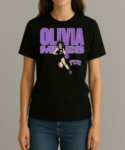 Tcu Olivia Miles Name Pose Shirt Womentee