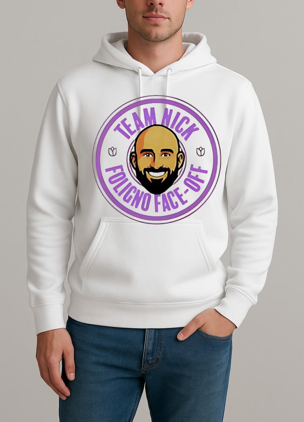 Team Nick Foligno Face Off Premium Unisexhoodie