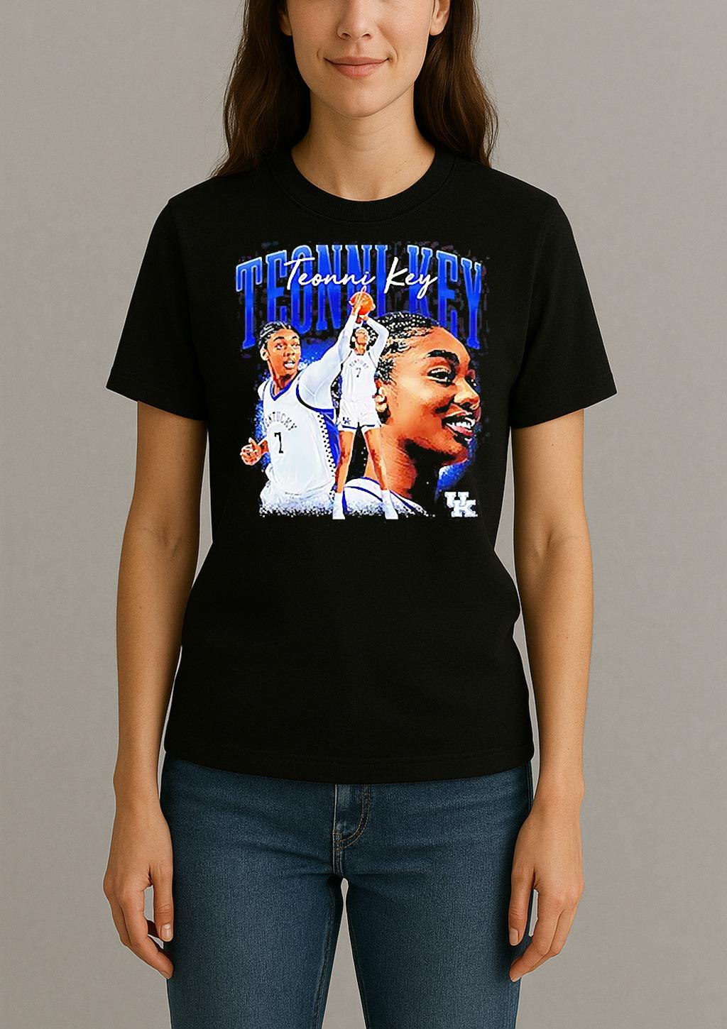 Teonni Key Kentucky Womens Basketball Collage Shirt Womentee