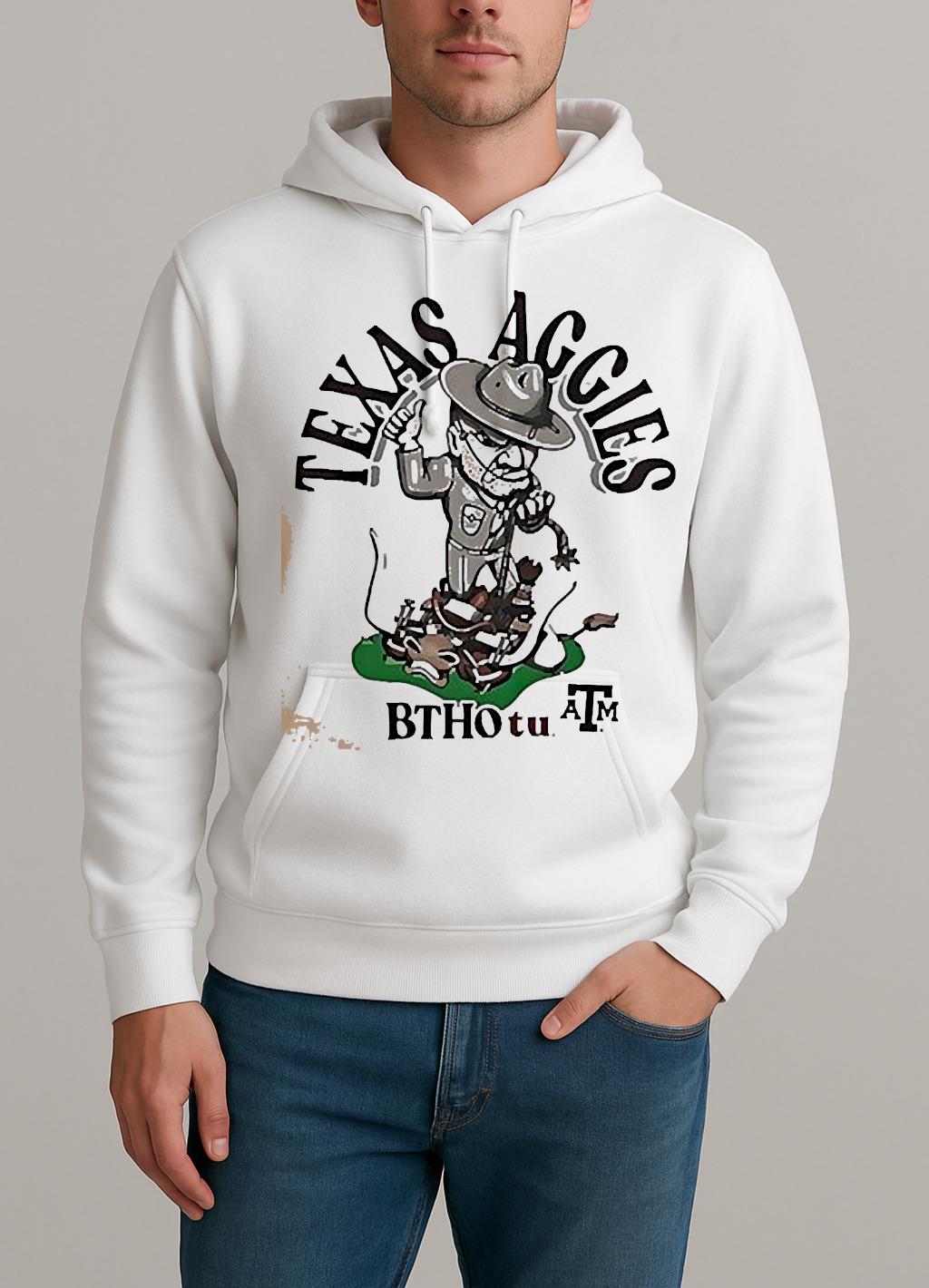 Texas Am Aggies Btho Tu Beat Texas Mascot Shirt Unisexhoodie