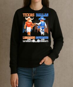 Texas Longhorns On Saturdays Dallas Cowboys On Sundays Mascot Premium sweater