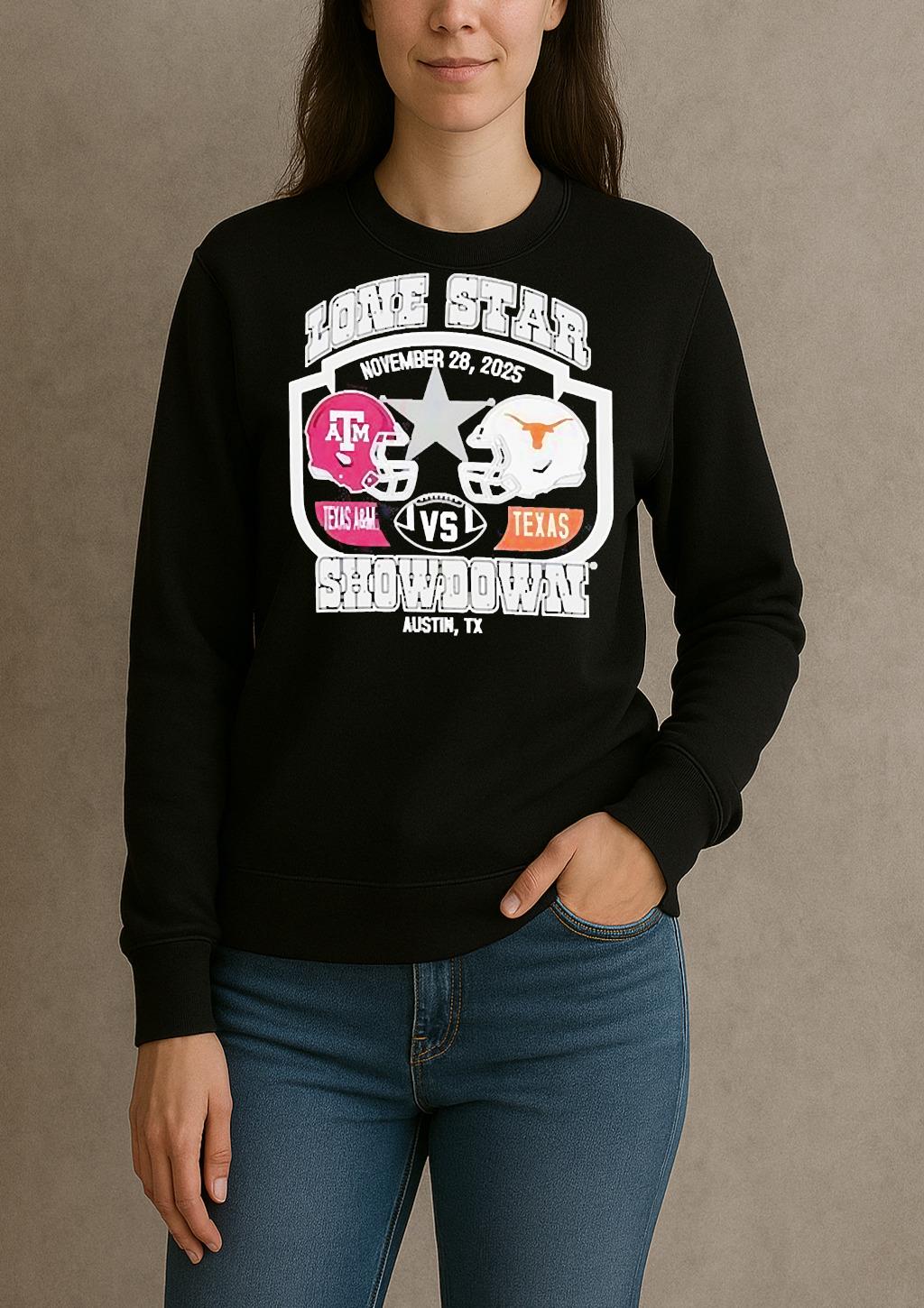 Texas Longhorns Vs Texas Aampm Aggies Lone Star Showdown Austin Tx Shirt sweater
