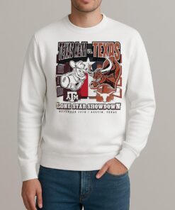 Texas Longhorns Vs Texas Am 2025 Lone Star Showdown Mascot Shirt sweater