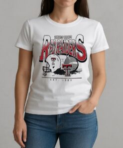 Texas Tech Red Raiders Football Est 1923 Helmet Vintage Circle Shirt W-tee