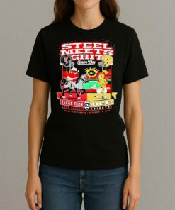 Texas Tech Red Raiders Vs Ucf Knights Steel Meets Grit Senior Day Shirt Womentee