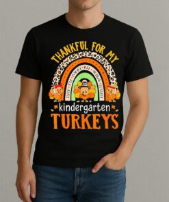 Thankful For My Kindergarten Turkeys Premium Shirt
