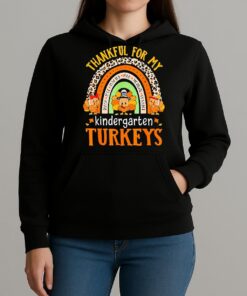 Thankful For My Kindergarten Turkeys Premium Unisexhoodie