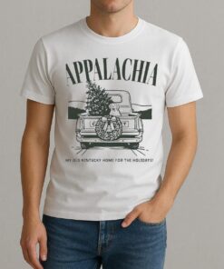 The Appalachian My Old Kentucky Home For The Holiday Christmas Premium Shirt