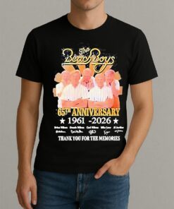 The Beach Boys Band 65Th Anniversary 1961 2026 Thank You For The Memories Shirt