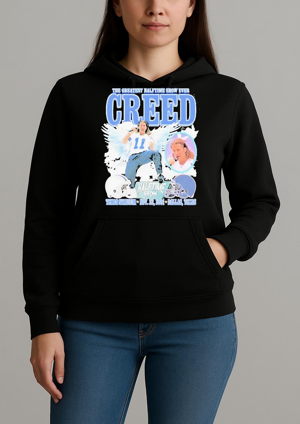 The Greatest Halftime Show Ever Creed Texas Premium Unisexhoodie