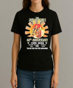 The Jimi Hendrix Experience 60Th Anniversary 1966 2026 Thank You For The Memories Shirt Womentee