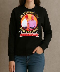 The Leagendary Dua Bubba And Trump Blowing Bubbles Shirt sweater
