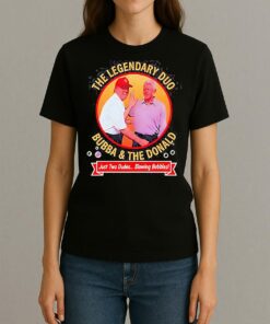 The Leagendary Dua Bubba And Trump Blowing Bubbles Shirt Womentee