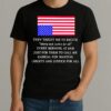 They Taught Me To Recite Liberty And Justice For All Usa Flag Premium Shirt
