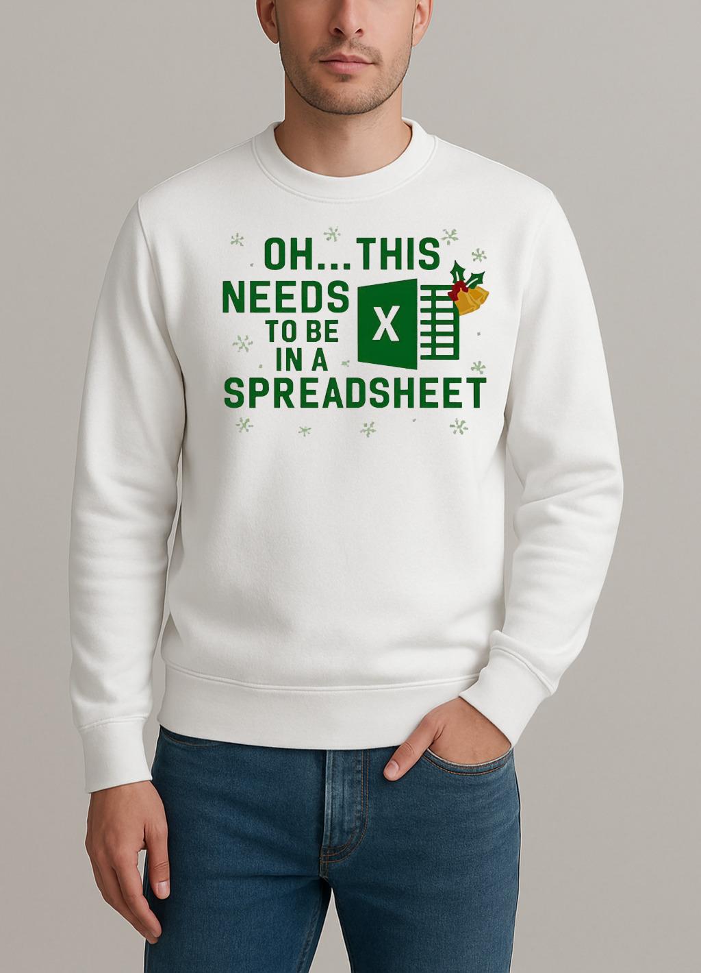 This Needs To Be In A Spreadsheet Excel Christmas Premium sweater