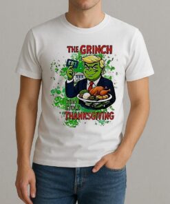 Trump X Grinch Who Stole Ebt Thanksgiving Government Shutdown 2025 Shirt
