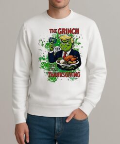 Trump X Grinch Who Stole Ebt Thanksgiving Government Shutdown 2025 Shirt sweater