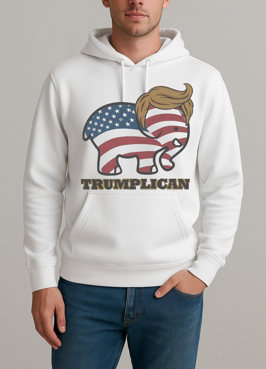Trumplican Republican Trump Premium Unisexhoodie