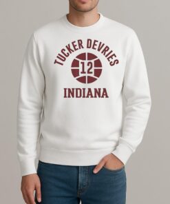 Tucker Devries Hoops 12 Indiana Hoosiers Premium sweater
