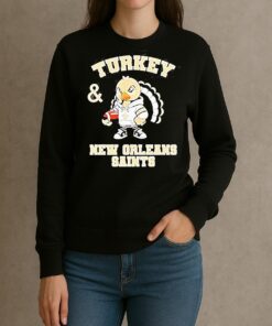 Turkey And New Orleans Saints Football Nfl Happy Thanksgiving Shirt sweater