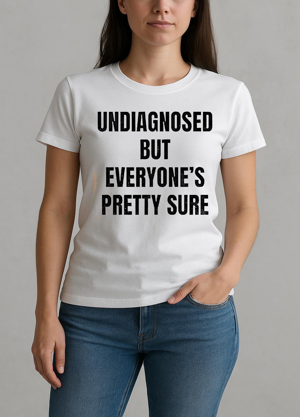 Undiagnosed But Everyones Pretty Sure Shirt W-tee