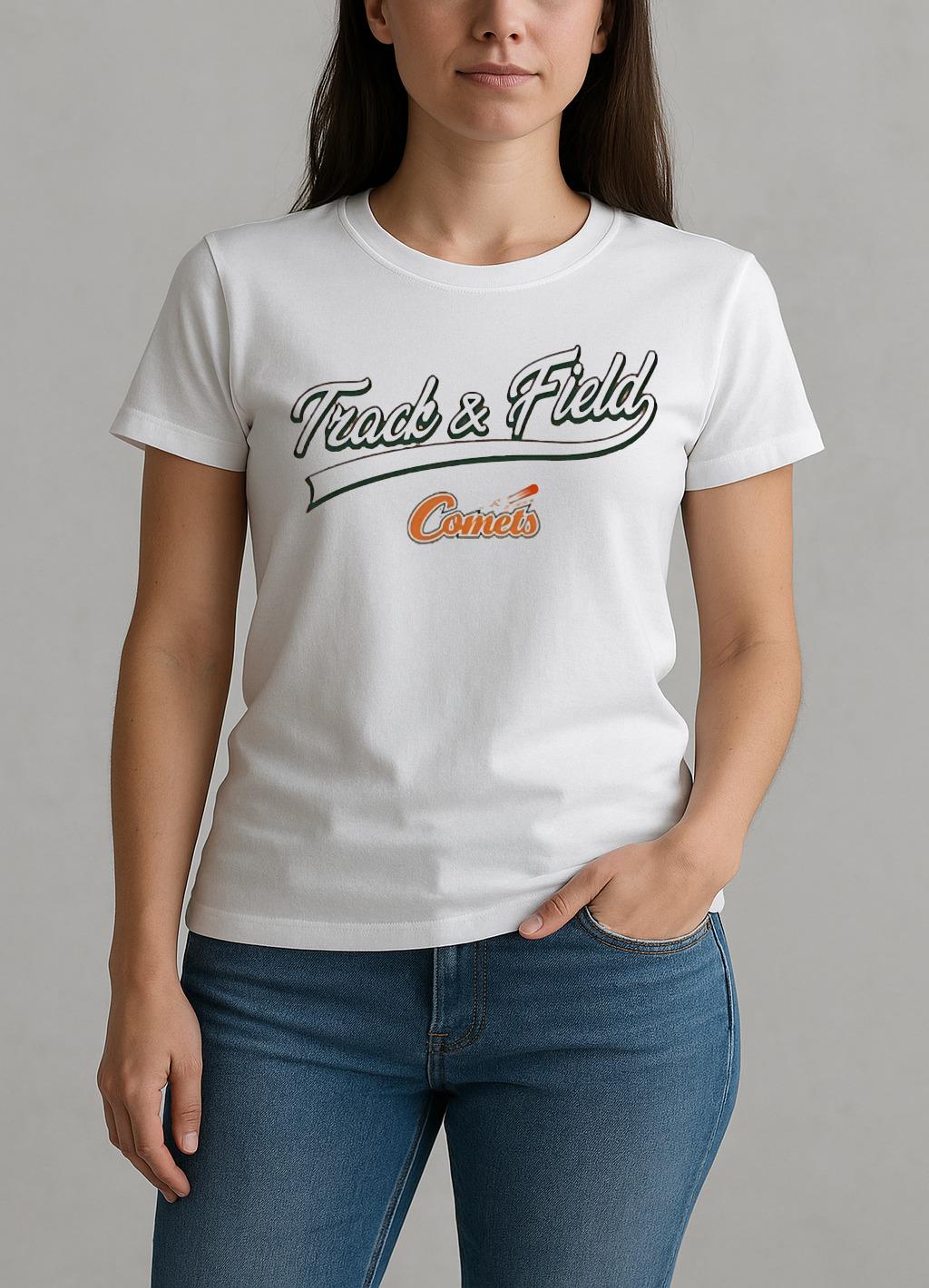 Ut Dallas Texas Comets Track And Field Premium W-tee