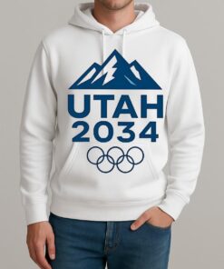 Utah 2034 Olympic Winter Games Premium Unisexhoodie