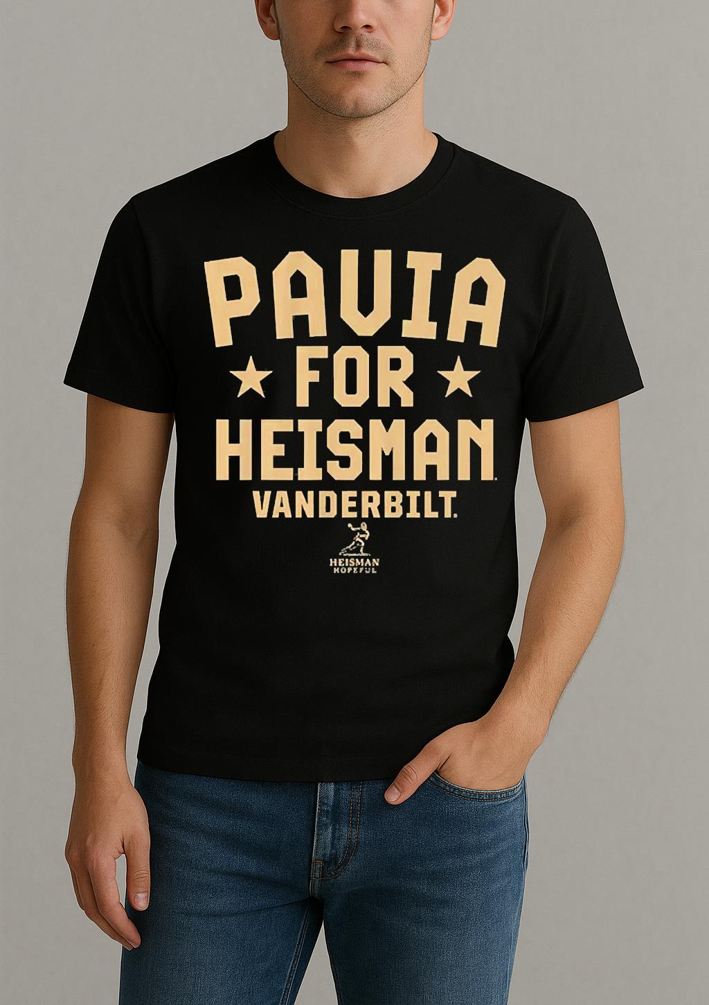 Vanderbilt Diego Pavia For Heisman Shirt Vanderbilt Commodores Football Tees