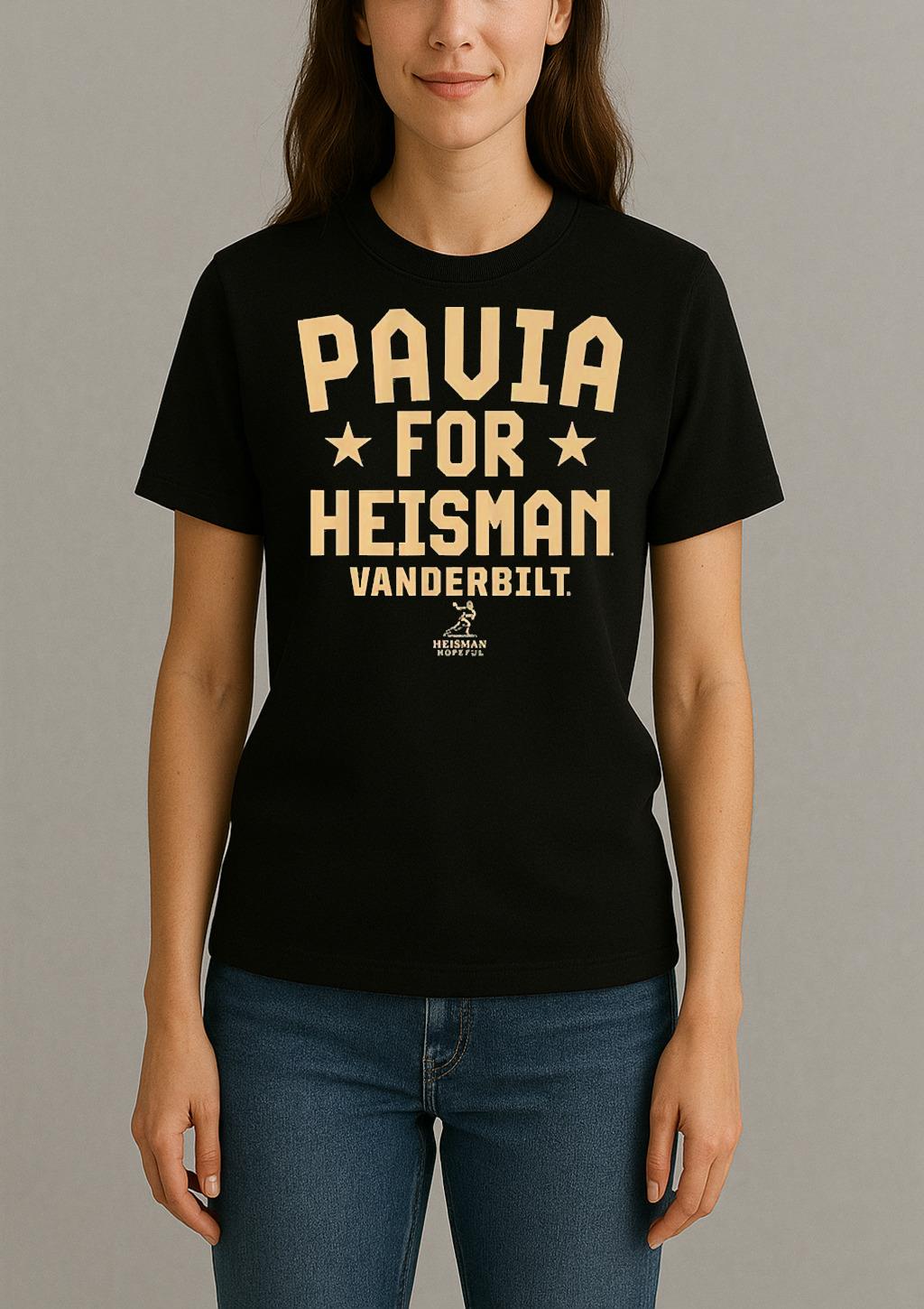 Vanderbilt Diego Pavia For Heisman Shirt Vanderbilt Commodores Football Tees Womentee