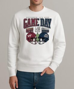 Virginia Tech Hokies Vs Old Dominion Monarchs 2025 Gameday Helmet Matchup Premium sweater