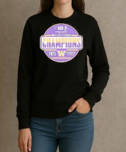 Washington Huskies 2025 Big Ten Womens Soccer Tournament Champions Shirt sweater