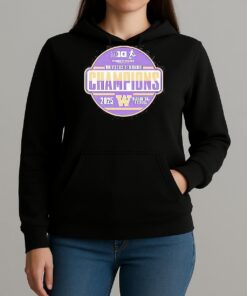 Washington Huskies 2025 Big Ten Womens Soccer Tournament Champions Shirt Unihoodie