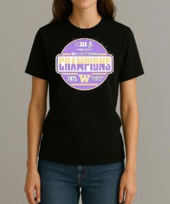 Washington Huskies 2025 Big Ten Womens Soccer Tournament Champions Shirt Womentee