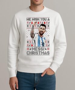 We Wish You A Messi Christmas Ugly Premium sweater