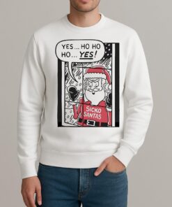 Yes Ho Ho Ho Santa Sickos Christmas Premium sweater