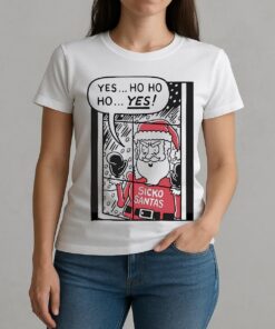 Yes Ho Ho Ho Santa Sickos Christmas Premium W-tee