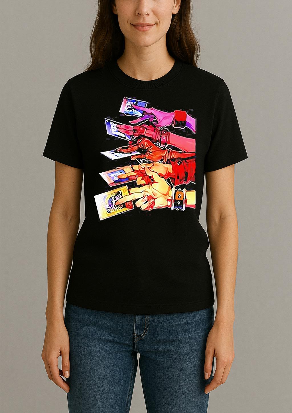 Yu Gi Oh Pio Pio Cards Hand Shirt Womentee