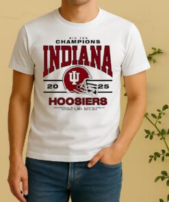 2025 Big Ten Conference Champions Indiana Hoosiers Helmet Shirt