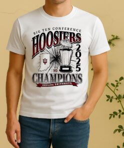 2025 Big Ten Conference Champions Indiana Hoosiers Vintage Shirt