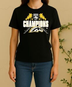 2025 Myrtle Beach Bowl Presented By Engine Western Michigan Broncos Football Champions Women Shirt