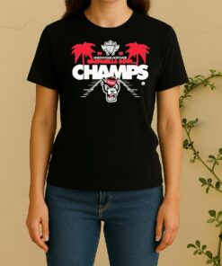 2025 Union Home Mortgage Gasparilla Bowl Champs North Carolina State Wolfpack Women Shirt