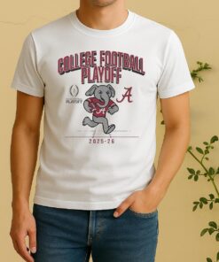 Alabama 2025 Cfp Mascoshirt Alabama Football Tee