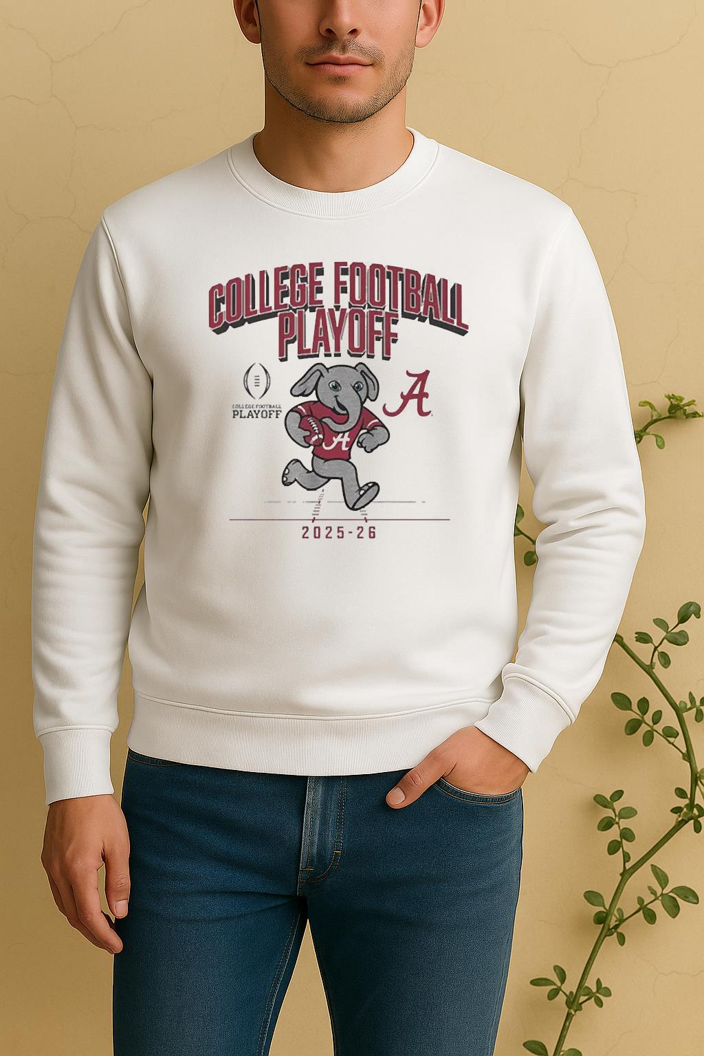 Alabama 2025 Cfp Mascoshirt Alabama Football TeeSweater