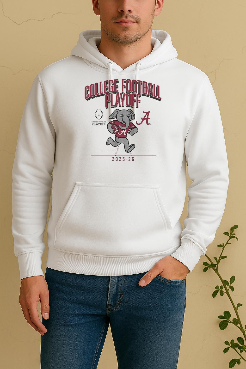 Alabama 2025 Cfp Mascoshirt Alabama Football TeeUnisex Hoodie