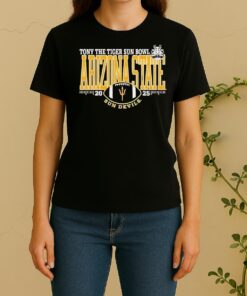Arizona State Sun Devils 2025 Sun Bowl Logo Women Shirt
