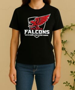 Atlanta Falcons Built In Silence Strike Without Warning Women Shirt