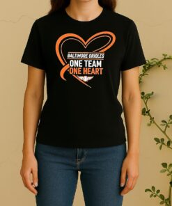 Baltimore Orioles One Team One Heart Women Shirt
