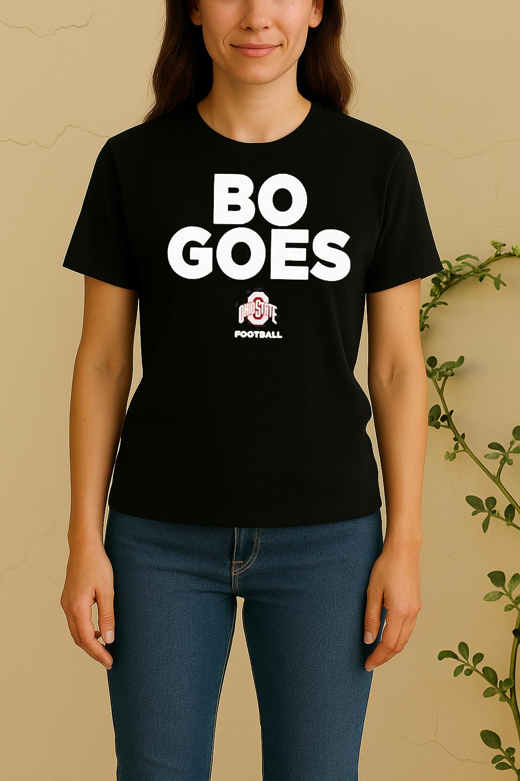 Bo Jackson Ohio State Buckeyes Bo Goes Women Shirt