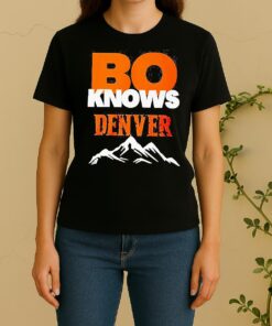 Bo Nix Denver Broncos Draft Night Bo Knows Denver Women Shirt