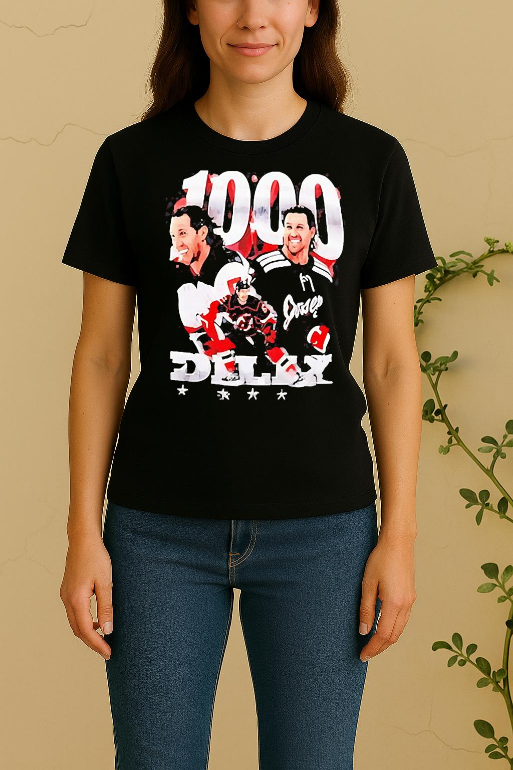 Brenden Dillon New Jersey Hockey 1000 Dilly Graphic Women Shirt
